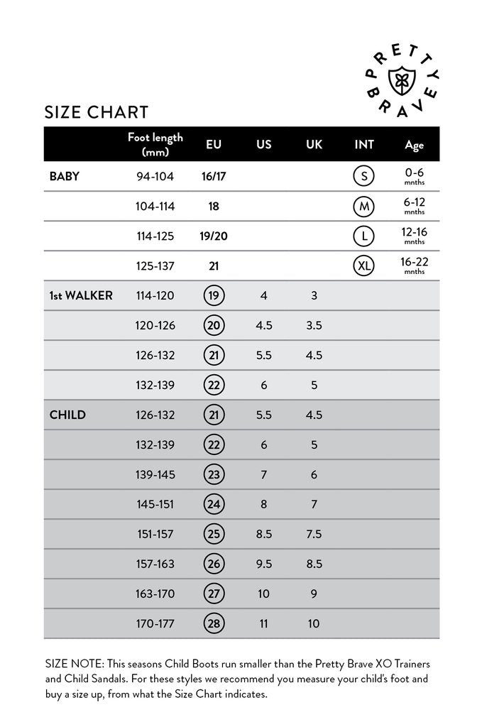 Hi Top Baby Range By Pretty Brave