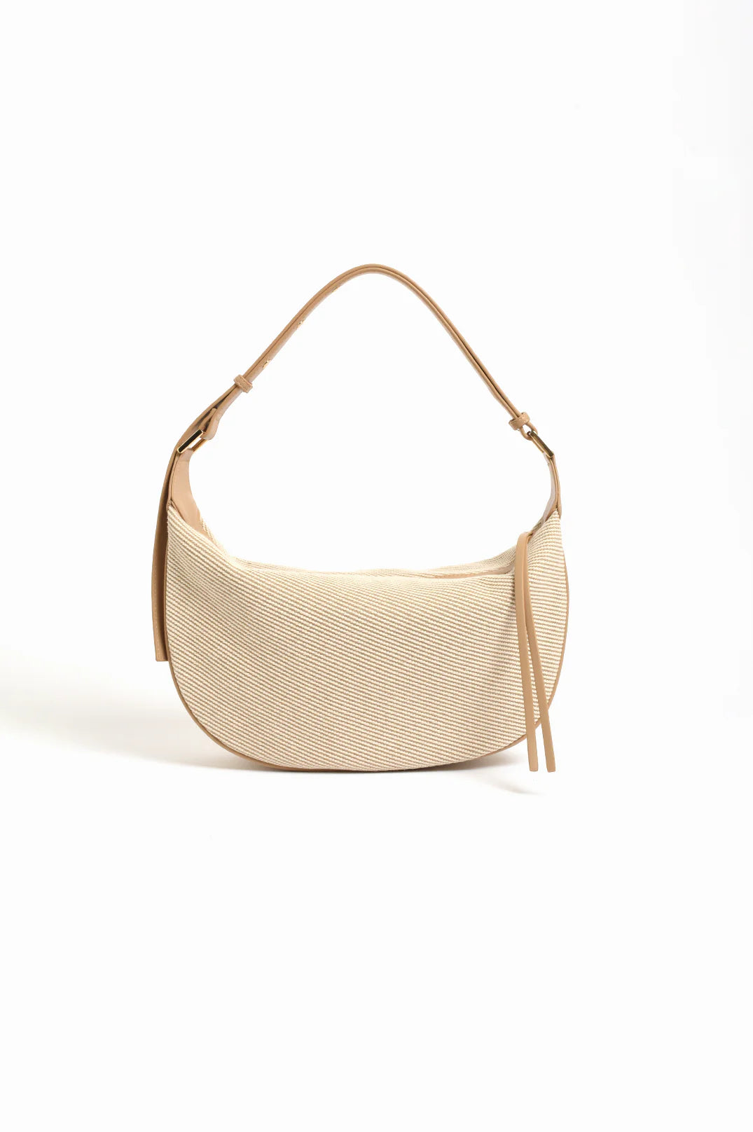 Canvas Weave Shoulder Bag By Adorne