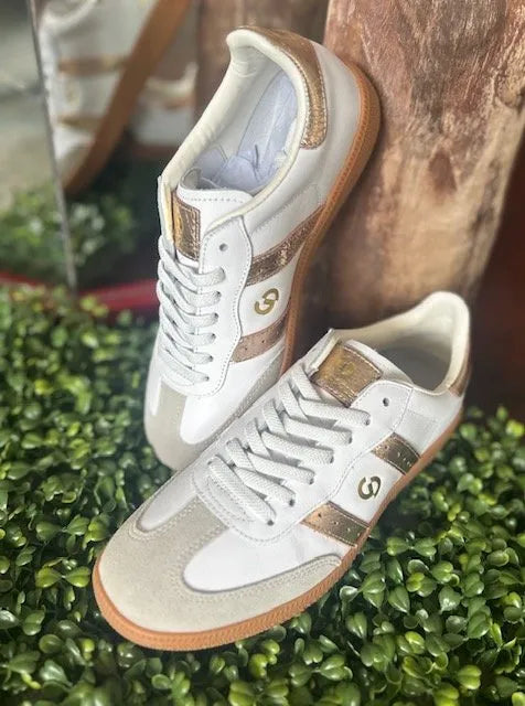 Parallel By Goodsole - White/Rose Gold