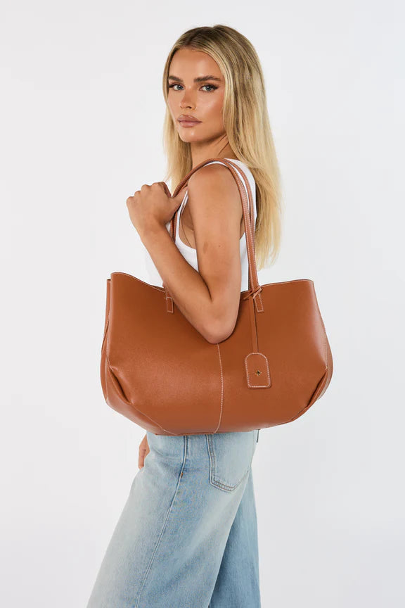 Willa Angular Tote Bag By Peta + Jain