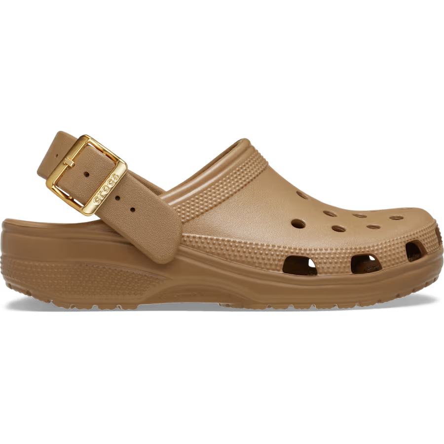 213543-2Ey Classic Metallic Buckle Clog