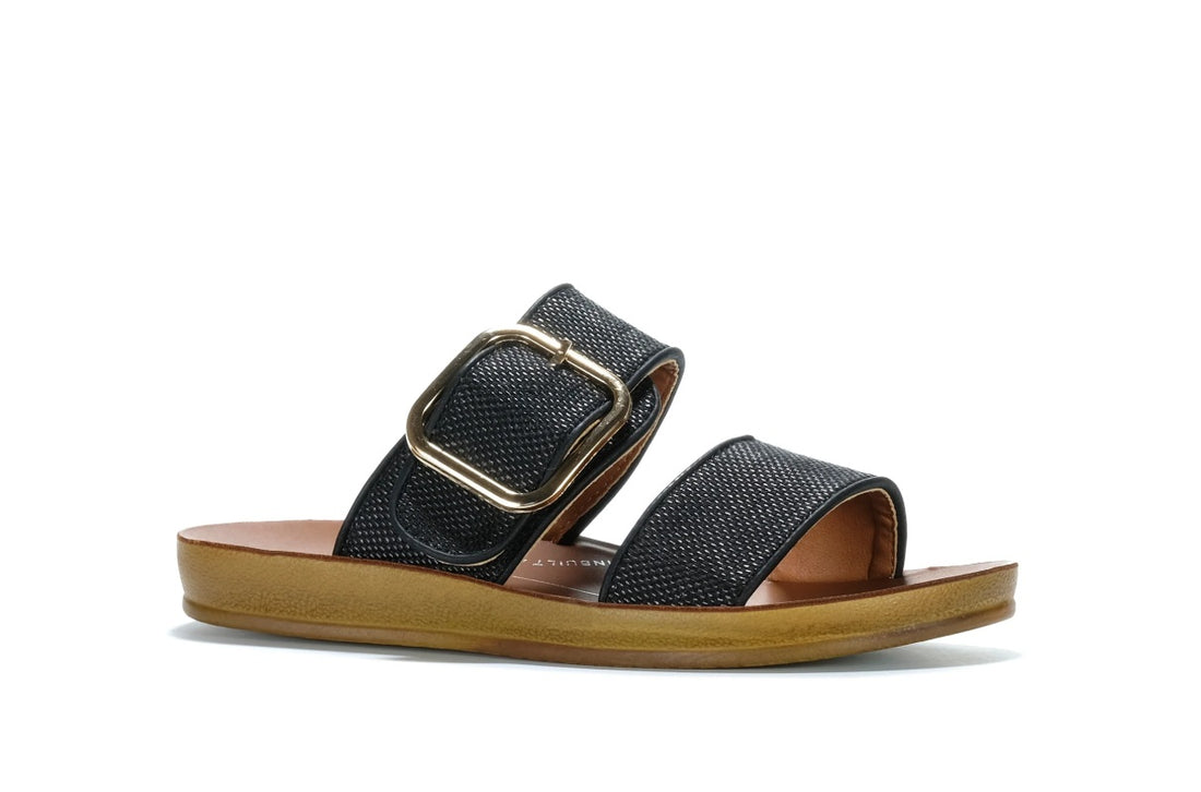Doti-W  By Los Cabos - Black Raffia