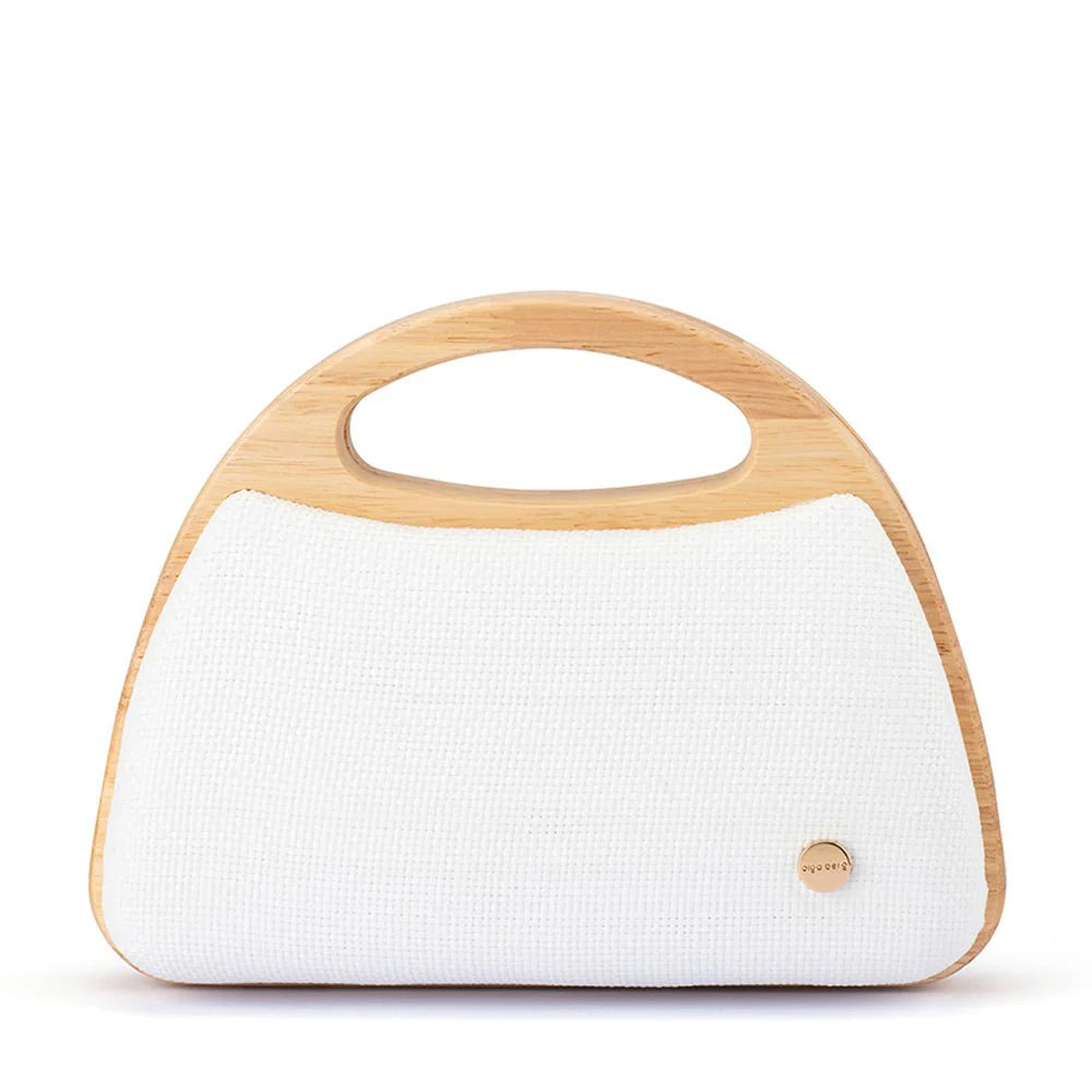 Sarah Wooden Frame Bag By Olga Berg