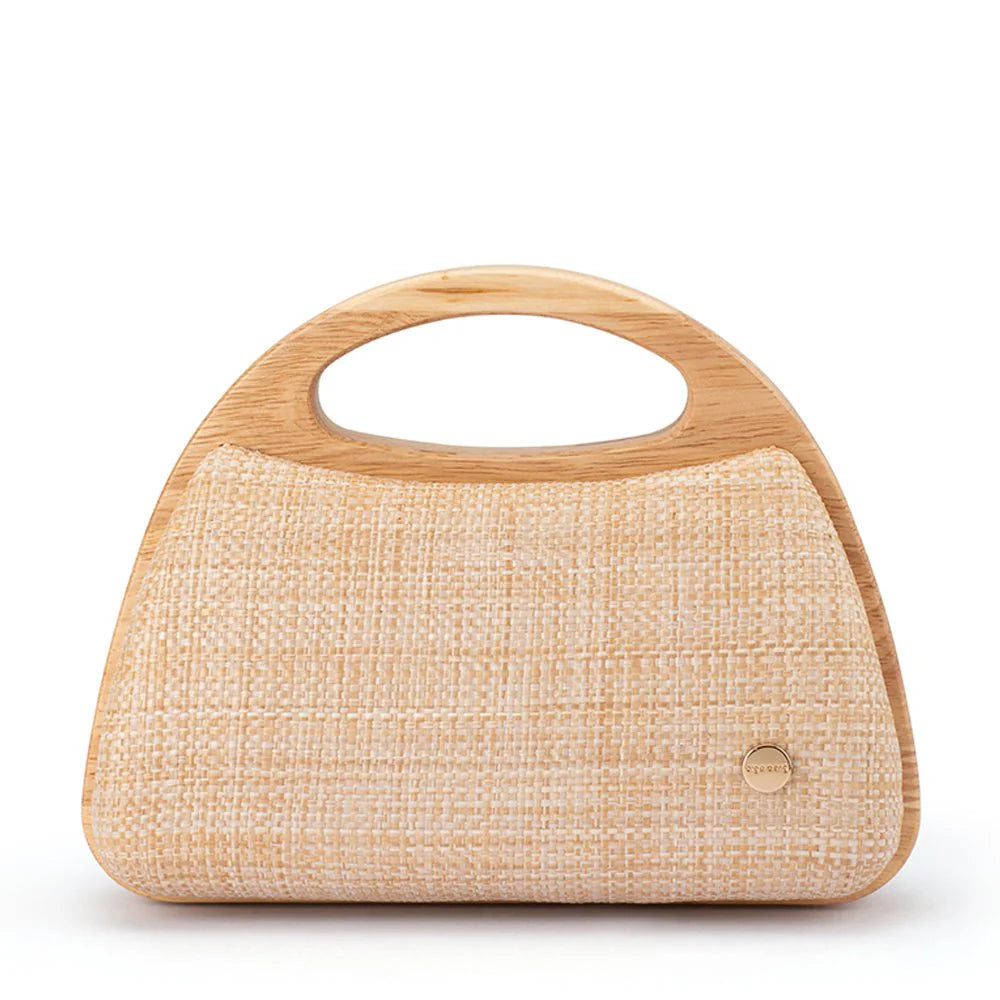 Sarah Wooden Frame Bag By Olga Berg