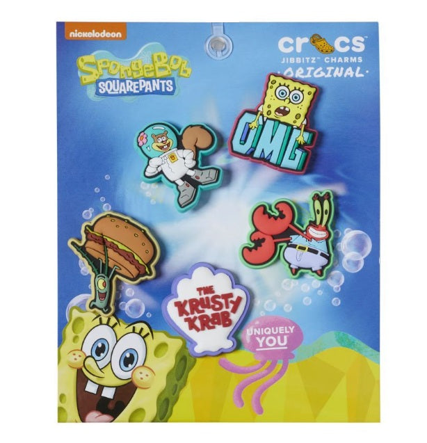 10010012 Spongebob 5Pk Jibbitz