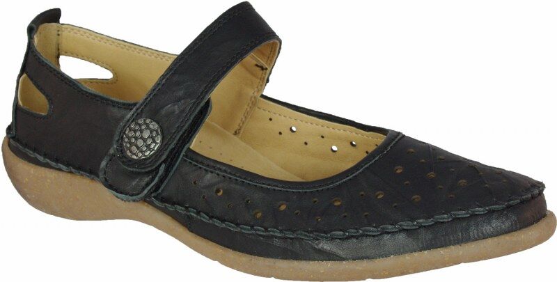 5738-11 MARY JANE VELCO STRAP L/C